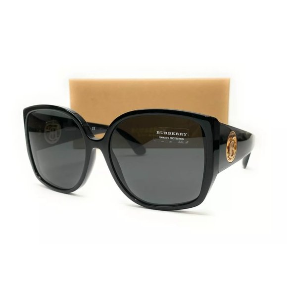 New Burberry Women's Black and Grey Sunglasses! - Picture 1 of 3